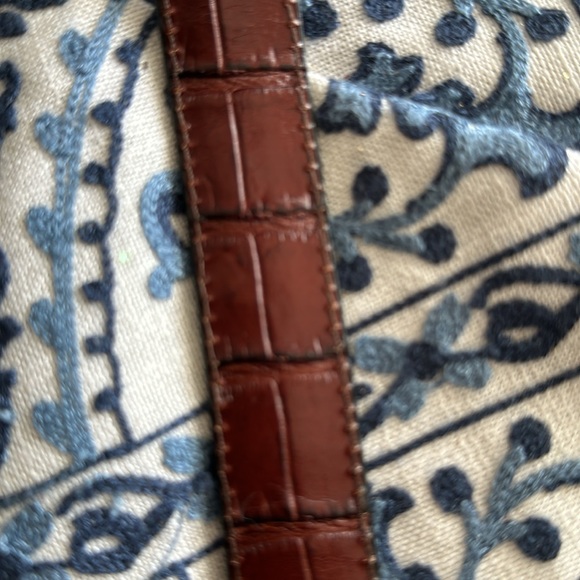 Reversible leather belt small size 29 brown and black Brighton - Picture 9 of 14